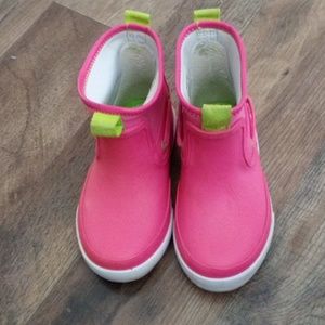 Sperry Toddler Pink Rain boots - size us 9m